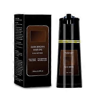Shampoo de tintura instantânea de cabelo, Shampoo de cor de cabelo para cabelos grisalhos, tintura de cabelo instantânea