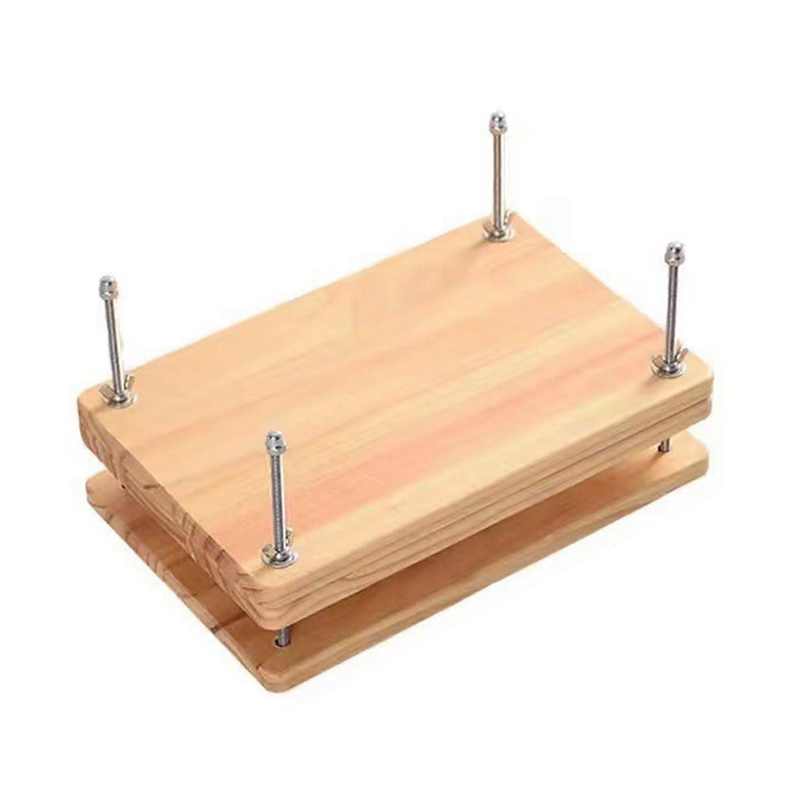 Accountant made of pine wood, spacesaving, versatile tool for antique book restoration (29.5*19.5*4.5)