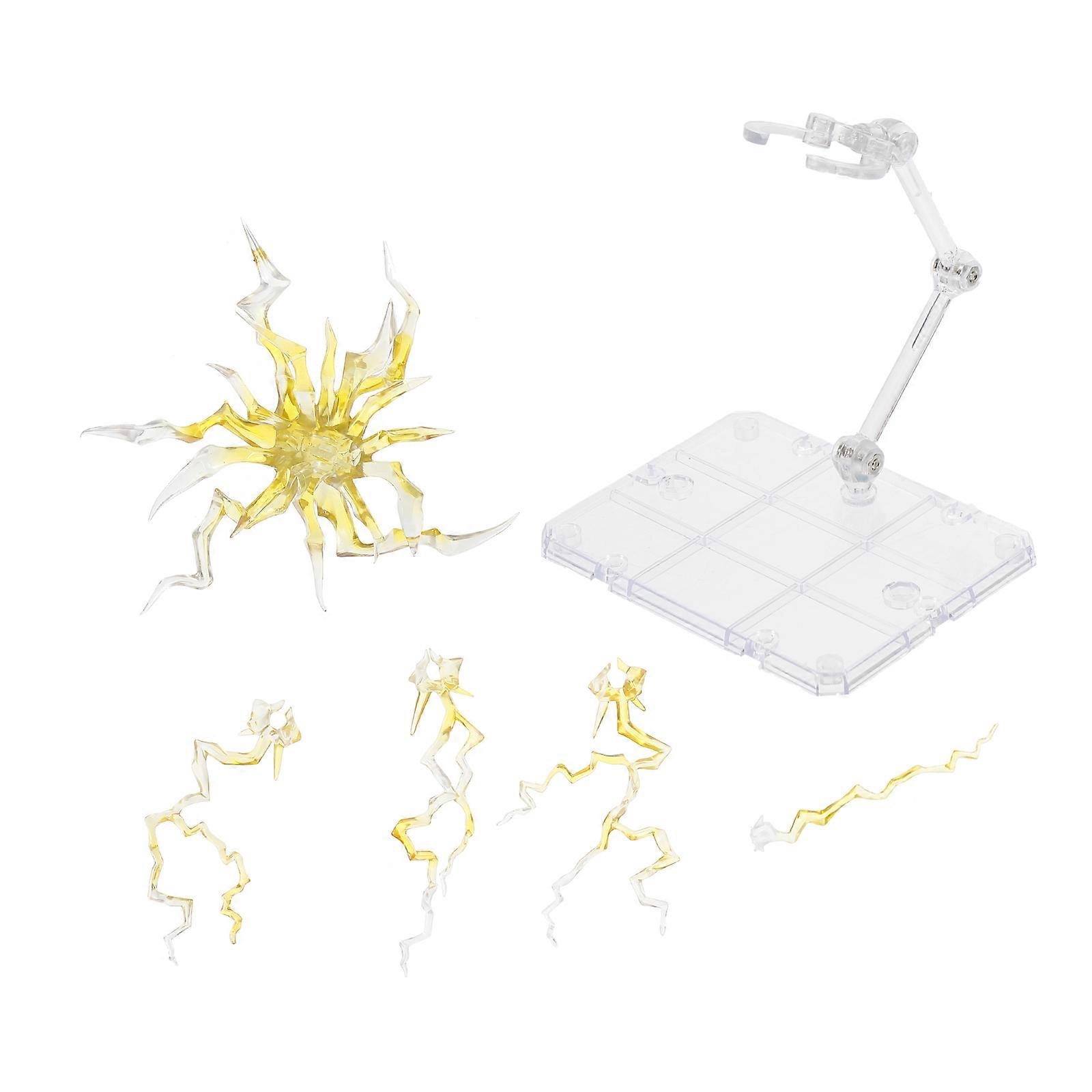 Yellow Plastic Toy Doll Holder for Display and Storage with Stable Base and Free Assembly 1 Set