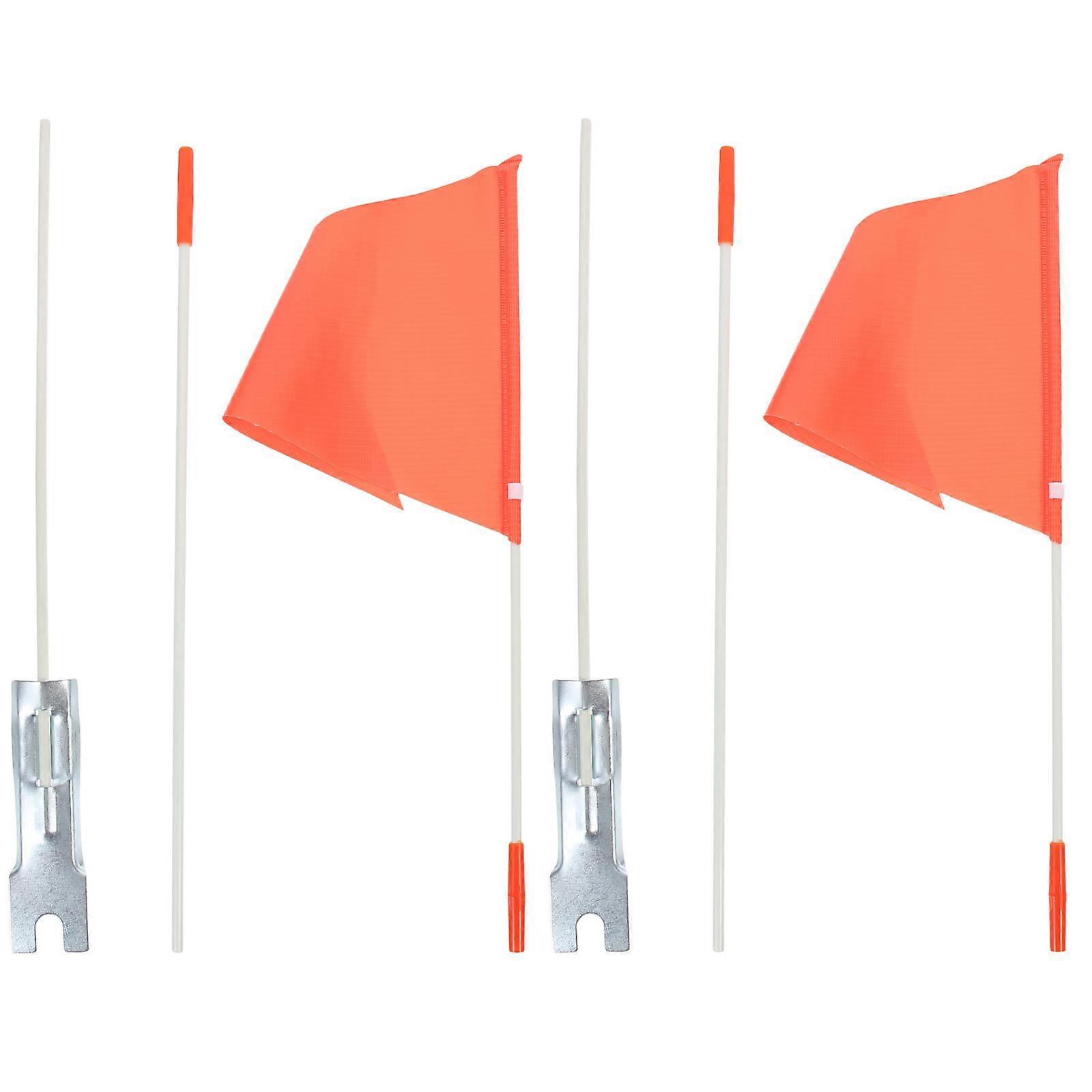 Here's a refined and professional product description based on your input:

 

**2pcs Portable Safety Bike Flags – Durable Poles for Enhanced