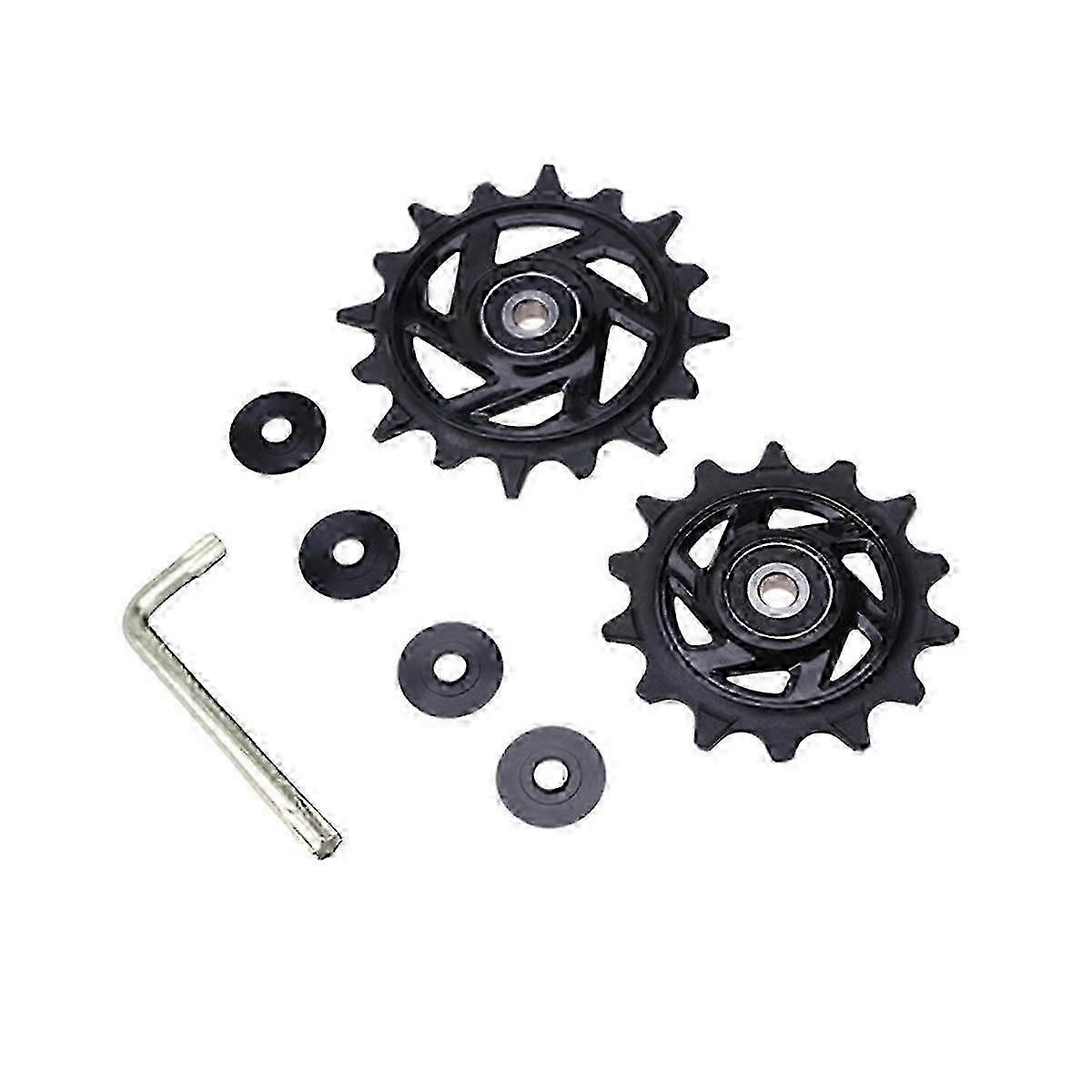 14T & 16T Jockey Wheel Pulley Set Compatible with GX AXS Eagle 12 Speed T-Type - Precision Gear Replacement Components