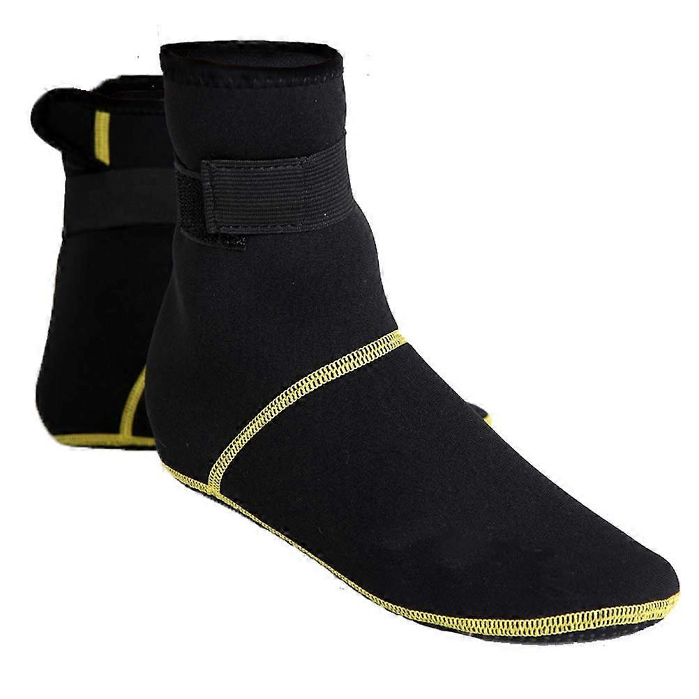 Neoprene Socks for Men and Women, Diving Socks, Wetsuit, Fin Boots, 3mm, Surf Socks, ScratchResistant, NonSlip Dive Socks (Black)
