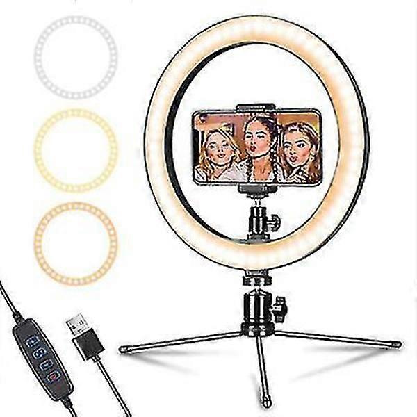Led Ring Light 10 Inches Three kinds of lamps for Youtube Live Broadcast