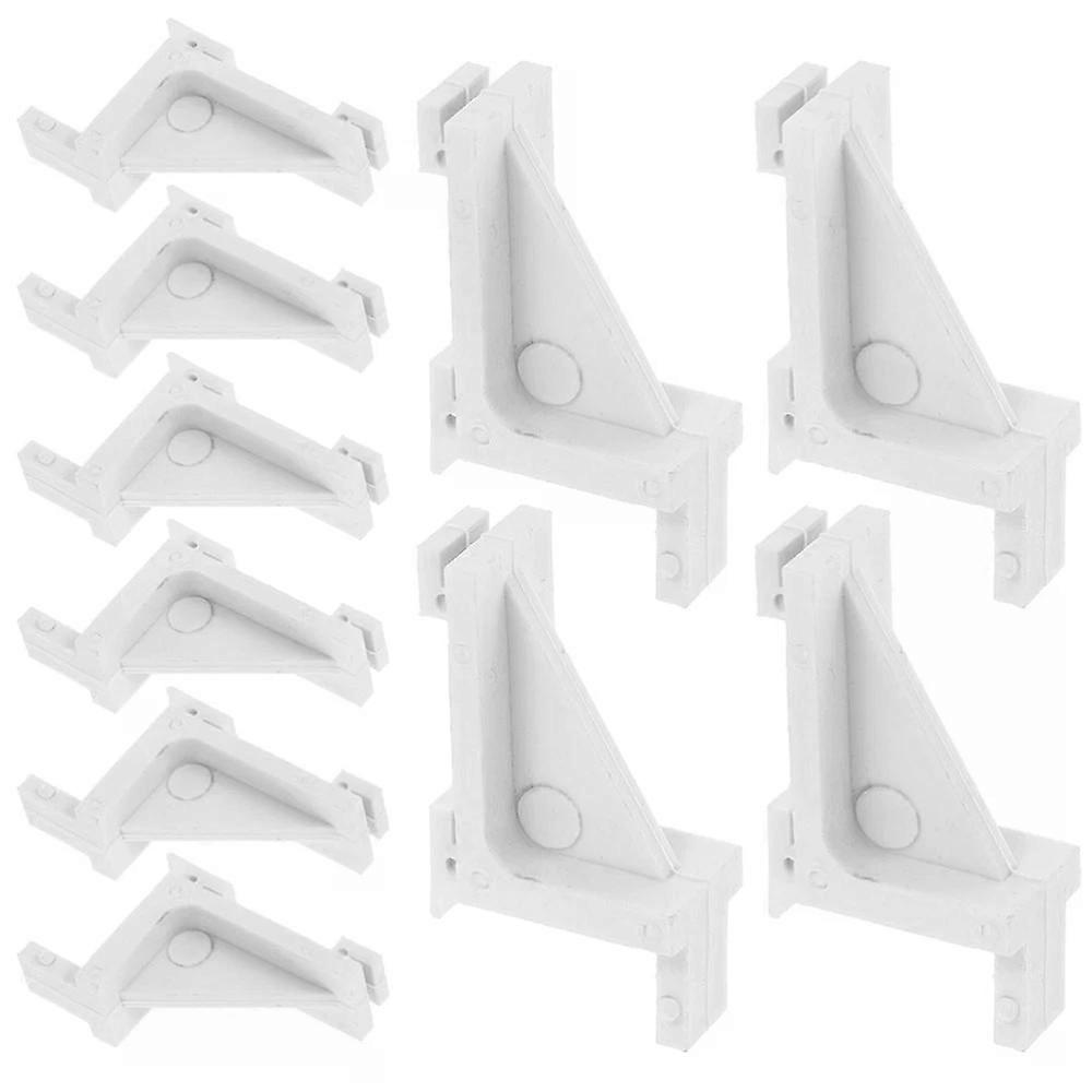 12 Pcs Replacement Shelf Buckles Clips, Freezer Cabinet Support Accessories