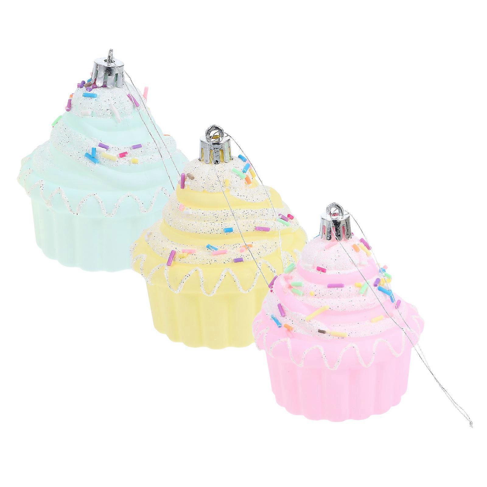 Plastic Ornaments with Vibrant Colors and Realistic Design for Christmas Tree