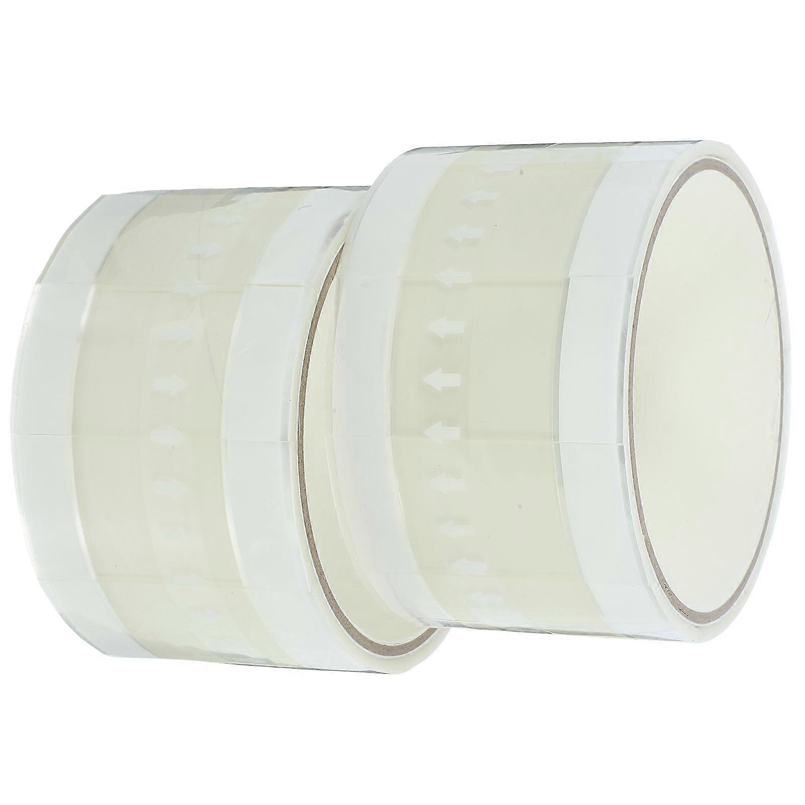 2 Rolls of Milk Cup Sealing Sticker Adhesive Seal Sticker Beverage Cup Sealing Sticker Clear Sticker