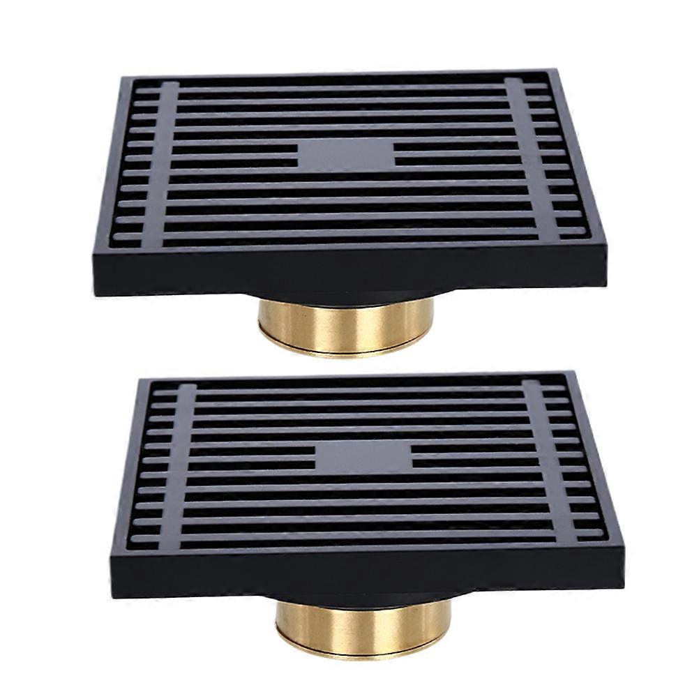 Shower Drain Strainer Copper Floor Protector Garage Application 10x10x3.9cm Draining 1Set