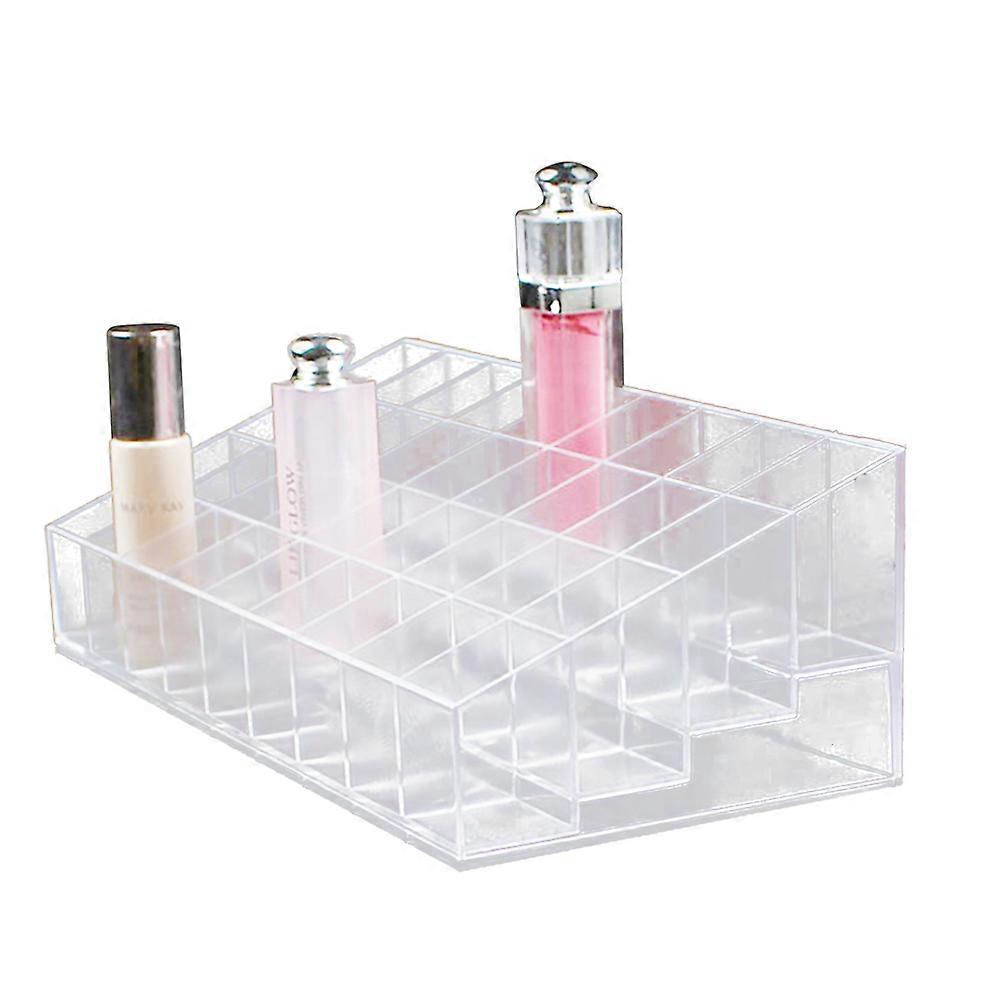 Lipstick Holder Organizer Clear Plastic Makeup Organizer Display Case 7.86X4.72X3.14In 1Set