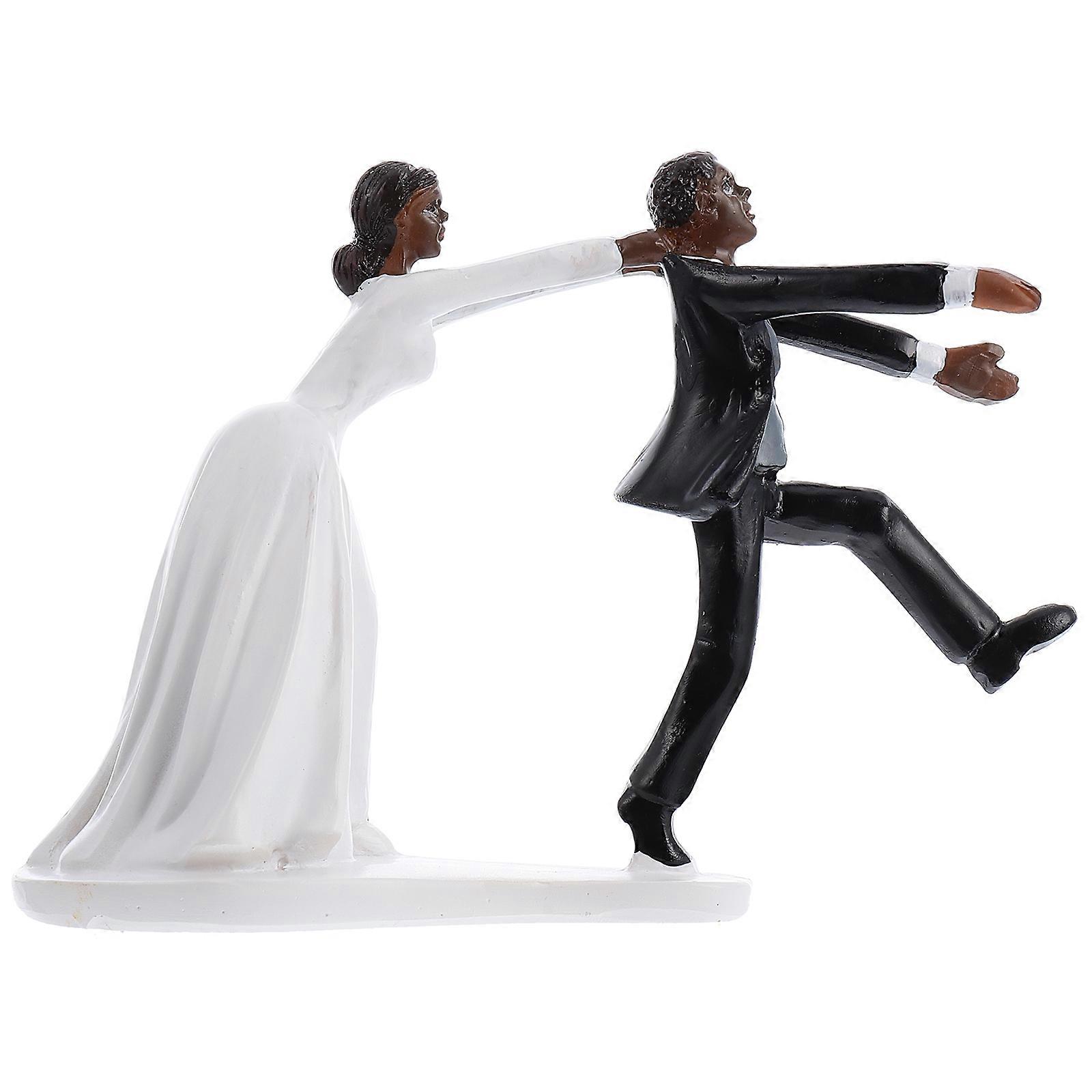 Wedding Cake Topper Cake Adornment Resin Toppers Assorted Color 1Pc For Wedding Party