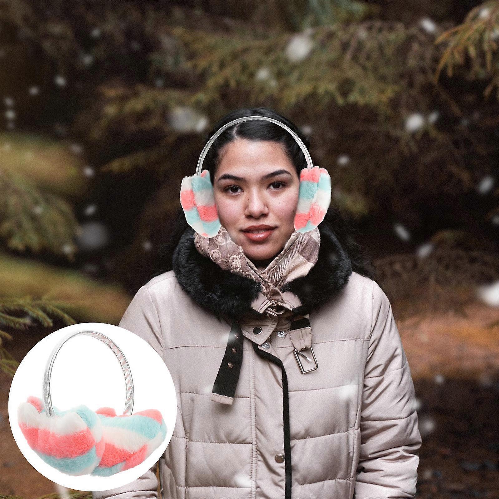 Pluszowe nauszniki w kształcie serca dla kobiet Dziewczęta Zimowe ciepłe nauszniki Multi Color Pasuje do wszystkich grup wiekowych