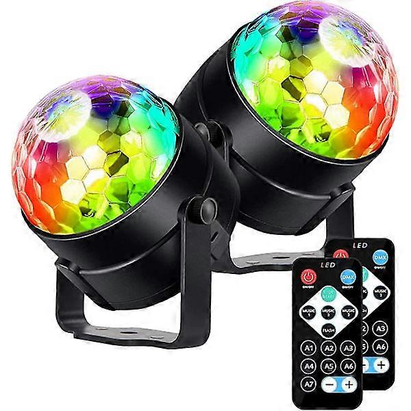 2-pack party lights stage lighting remote control