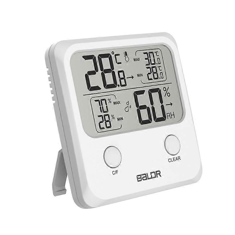 Indoor LCD Digital Thermometer Wall Hygrometer Humidity Meter