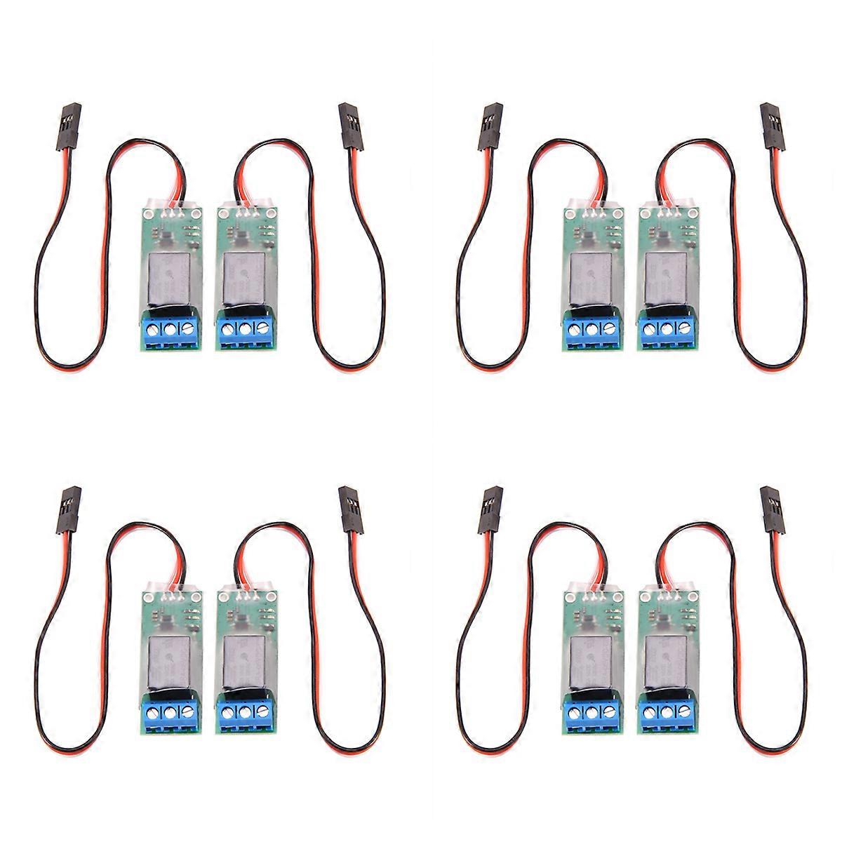 8PCS RC PWM Elektronischer Relaisschalter für RC Flugzeug DIY Modell Navigationslichter Controller Universal