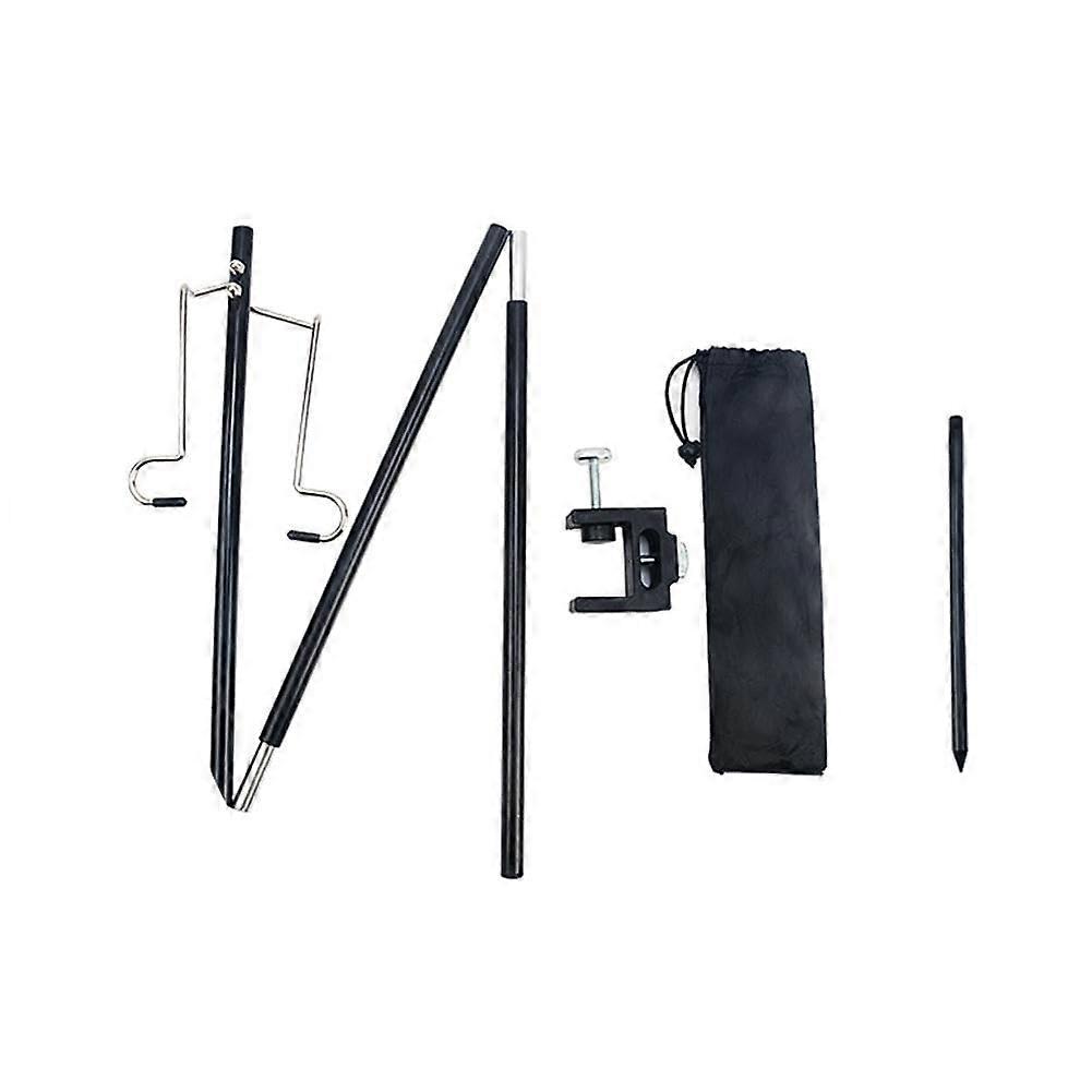 Folding Camping Lantern Stand, No Mounting Required, Light Hanger, Collapsible Lantern Holder, Portable Outdoor Gear