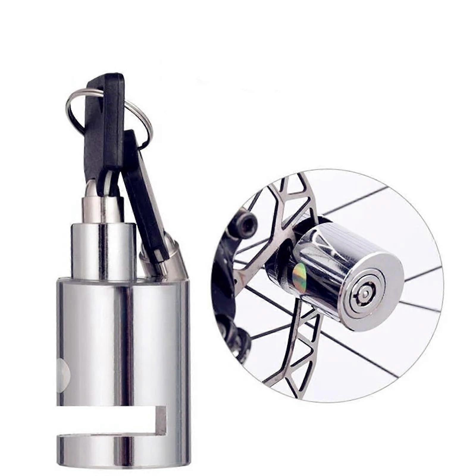 Mini Steel Motorcycle Lock with Key for Bicycle YP72 G1, Durable 1 Piece, Lightweight and Compact Design