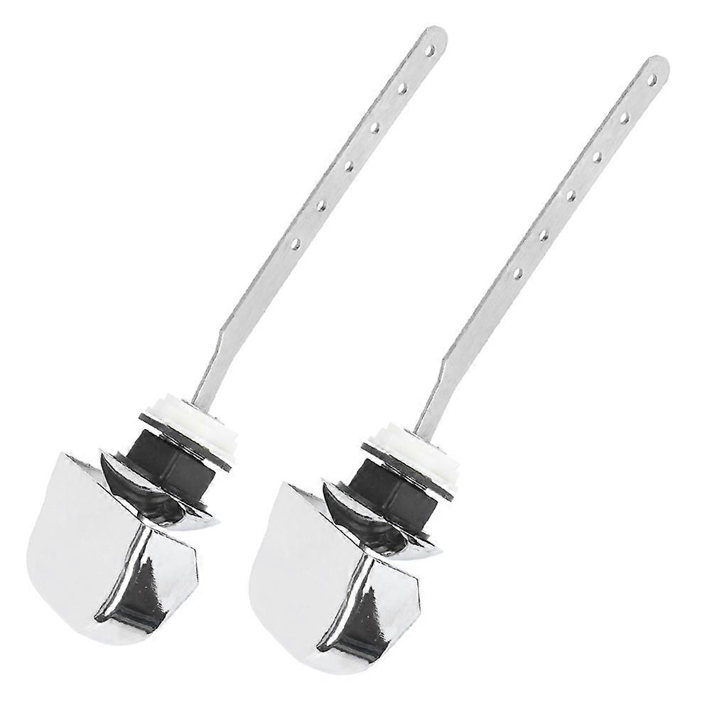 Toilet Tank Lever Button Universal Side Mount Handle .00X5.00X4.00CM Flush Control 2Pcs For Home Hotel Bathroom