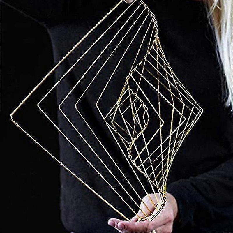 ZENGO Square Wave Kinetic Spinner Creative Design Of Decorative Ornaments Modern