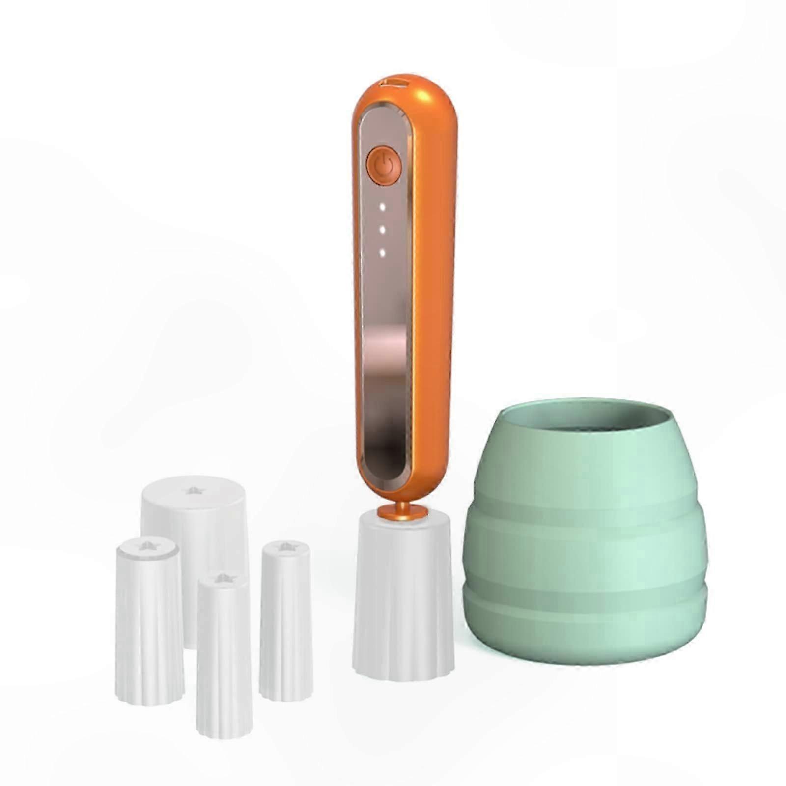 Automatic Makeup Brush Cleaning Tool, Orange