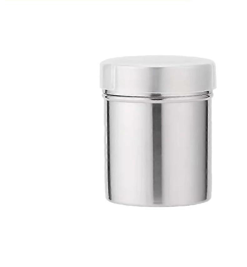 Stainless Steel Cocoa Shaker with Fine Mesh Lid for Cappuccino, Icing Sugar, and Flour, Ideal for Baking and Cooking