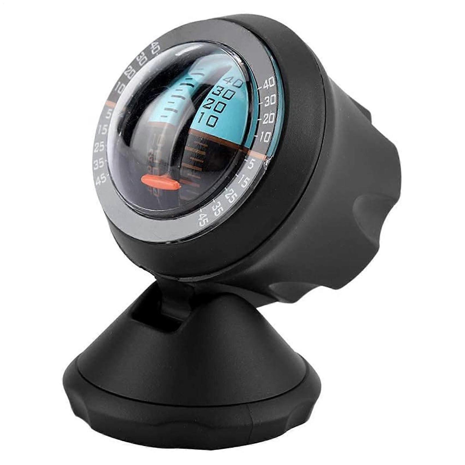Vehicle Inclinometer  Car Tilt Reader, Marine Level Indicator  Compact Dashboard Tool with Dual Display