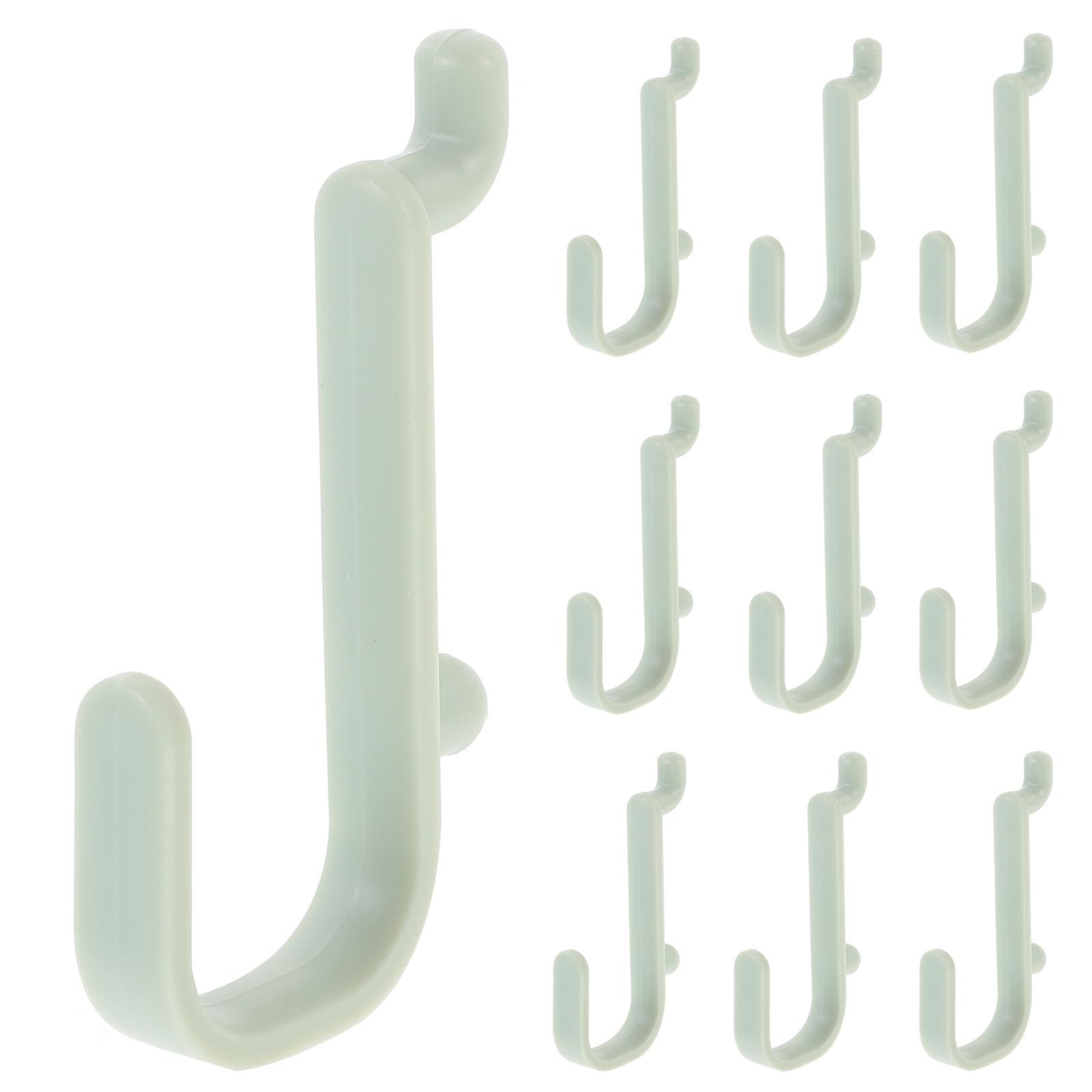 Plastic Kitchen Pegboard Hooks for Storage 20Pcs Light Green Hooks