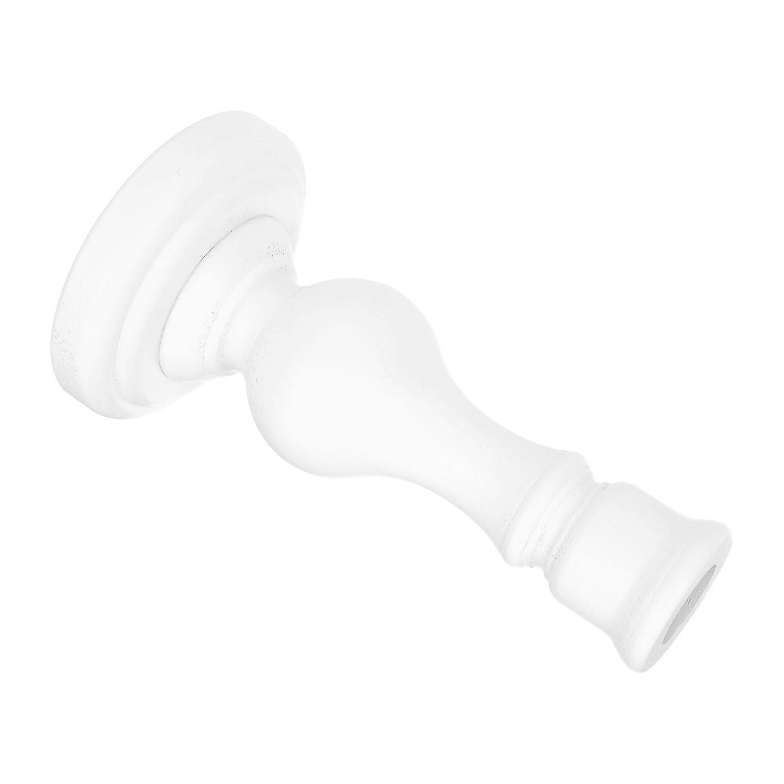 White Candle Holder for Decoration Made of Synthetic Material Adds Cozy Atmosphere to Parties and