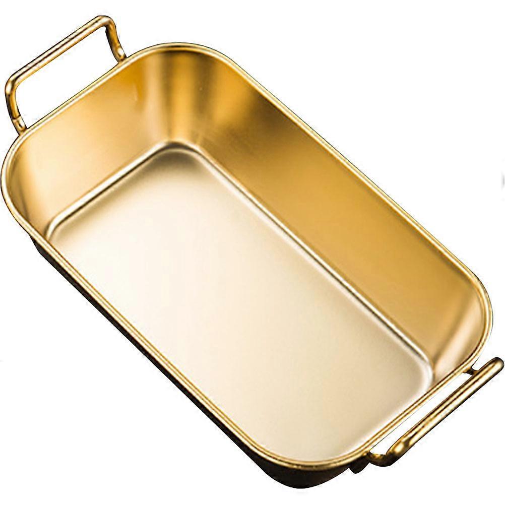 Stainless Steel Candy Tray Rectangular Food Serving Solution For Co-workers Family Gatherings With Exceptional Durability 1 Pcs
