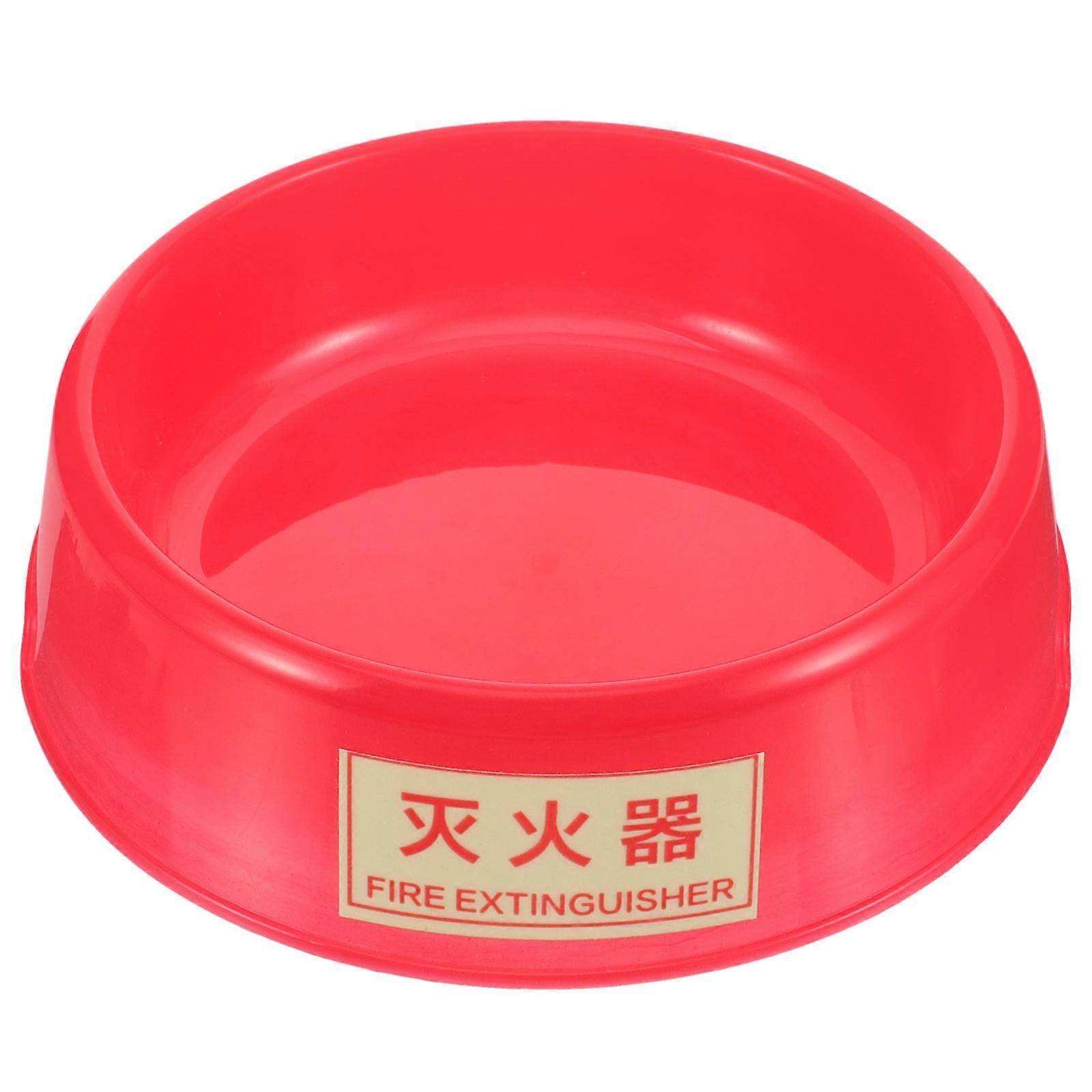 Luminous Base for Car Trunk Storage Made of Durable Plastic Red Color Fits Extinguishers