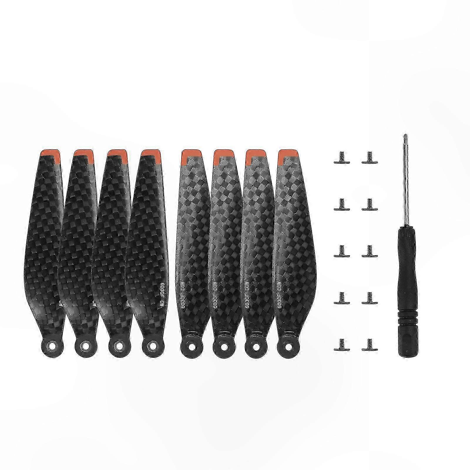 Mini 3 Pro/4 Pro 用カーボンファイバープロペラ、ノイズリダクションテクノロジーを備えた静かな交換用ブレード