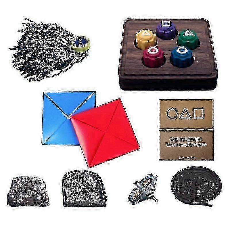Authentic Korean Folk Game Set - Traditional Squid Game Experience