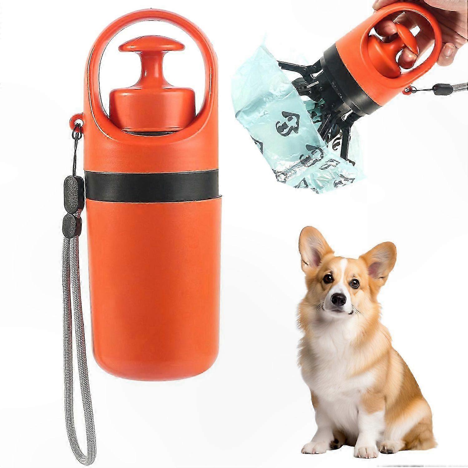 Portable Pet Waste Scoop with Grabber for Quick and Easy Cleanup