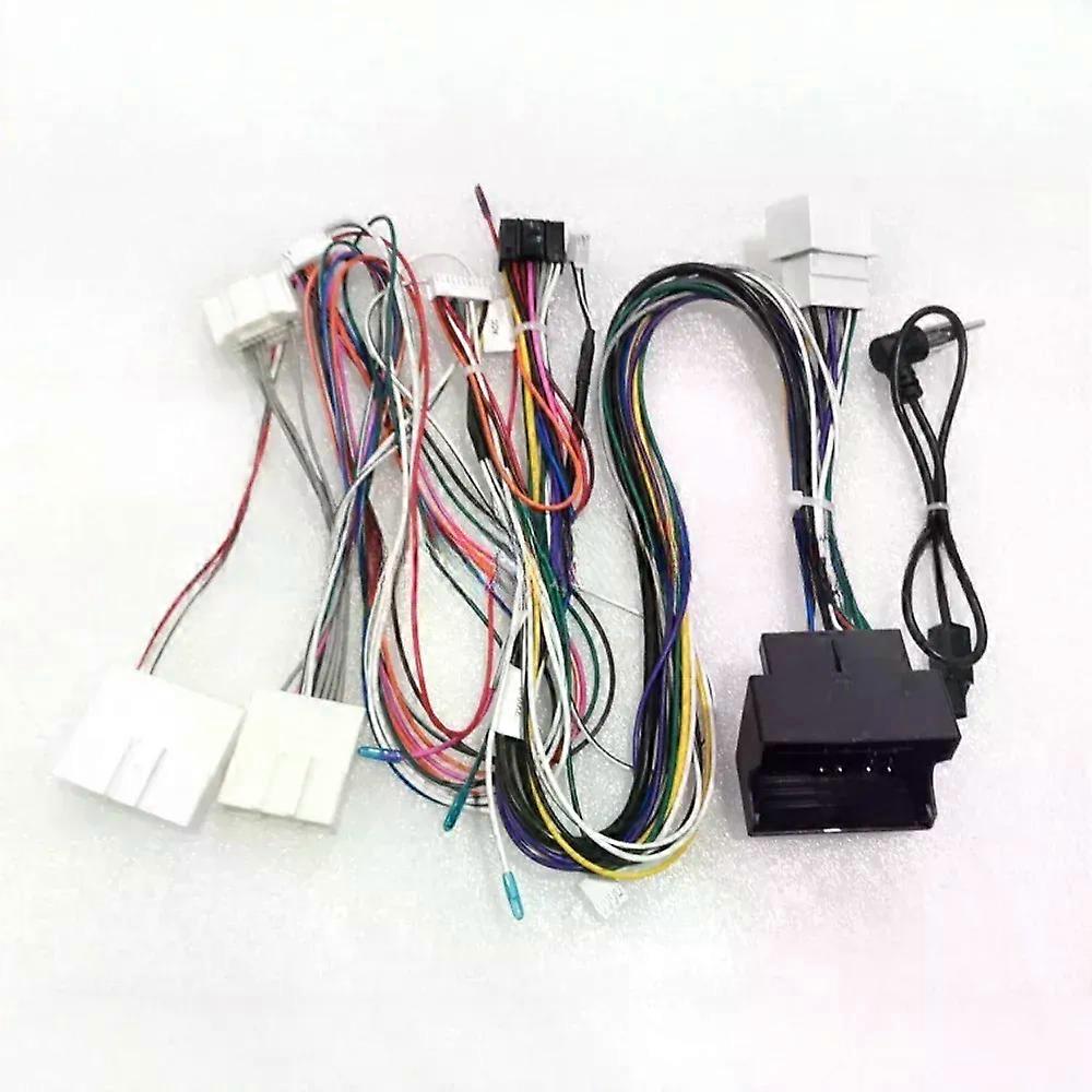 16 Pin Car Wiring Harness Adapter Canbus Box Decoder Power Cable For Renault Megane 3 /Fluence 4/Koleos /Scenic 3 Android Radio