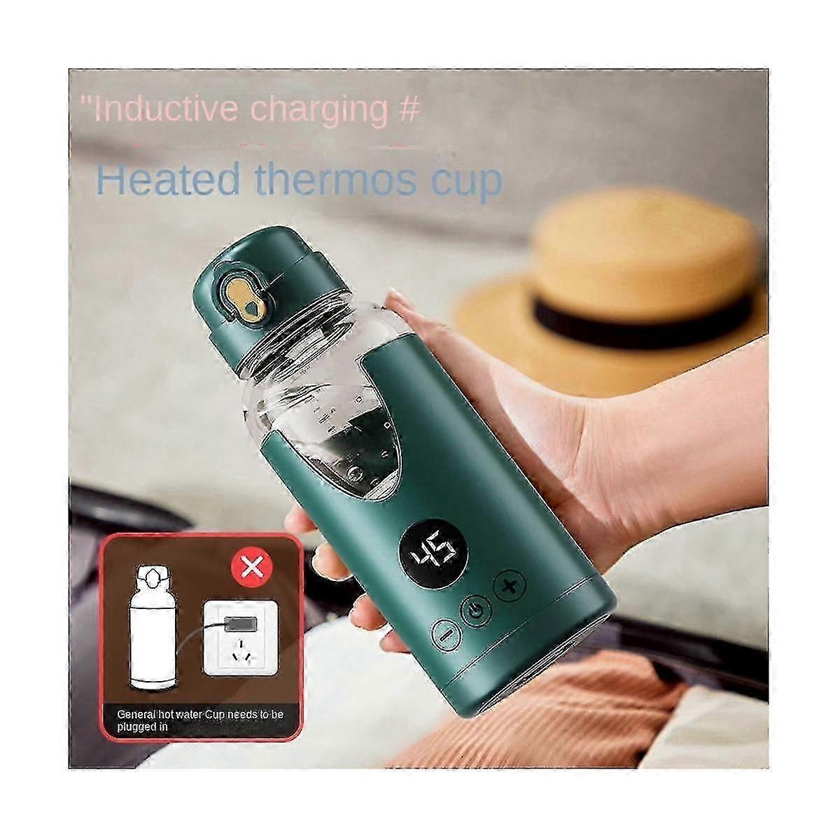 220ML Wireless Portable Electric Kettle, Keep Warm, LED Display, Type-C Charging