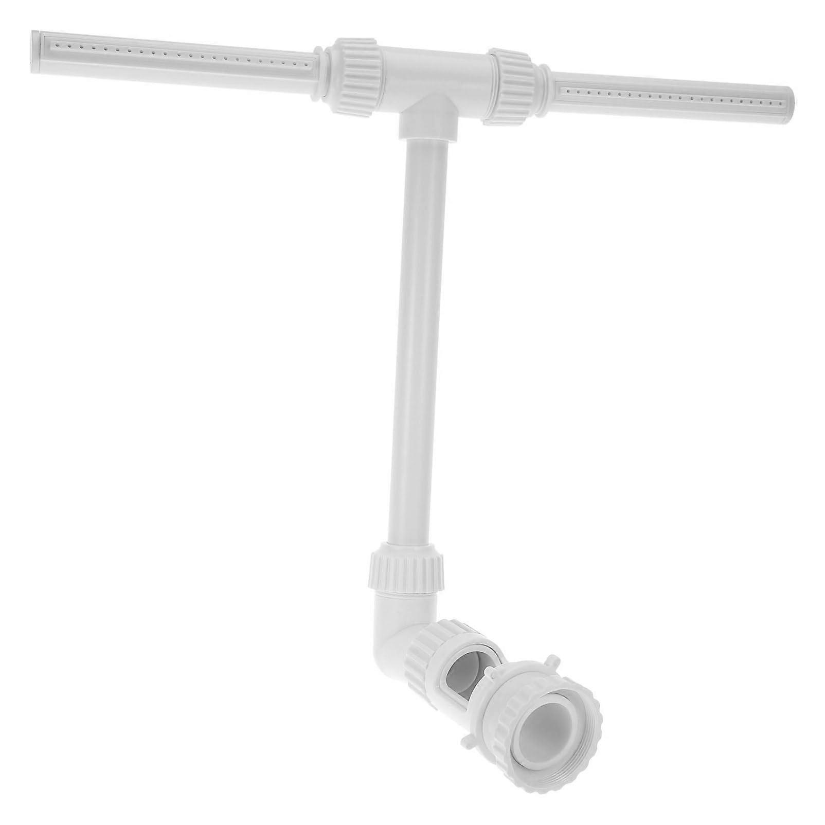 Dual Head Fountain for Pools and Fish Ponds Easy Installation Sturdy Support