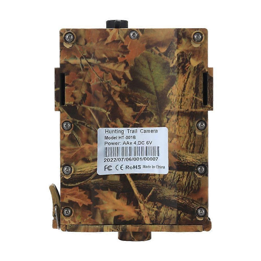 1080P 12MP Trail Camera IP54 Waterproof Hunting Camera with 90-degree Wide Angle Motion Sensor 65FT Night Vision 940nm Infrared Monitoring Camera 1.1S