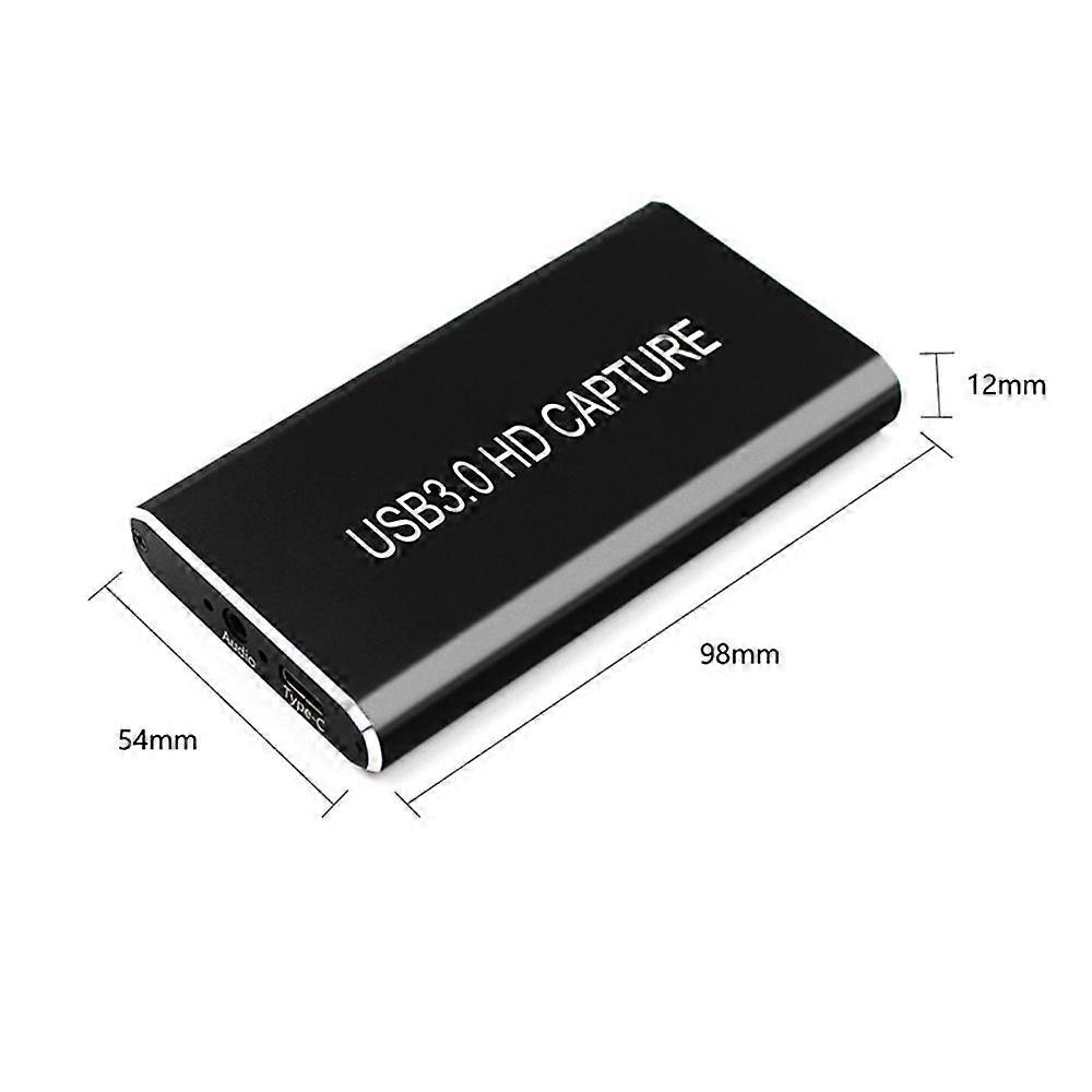 Capture Card USB 3.0 HD Game Capture Card Device Type-C Support HD Video 1080P Video Capture Card for TV PC PS4 Game