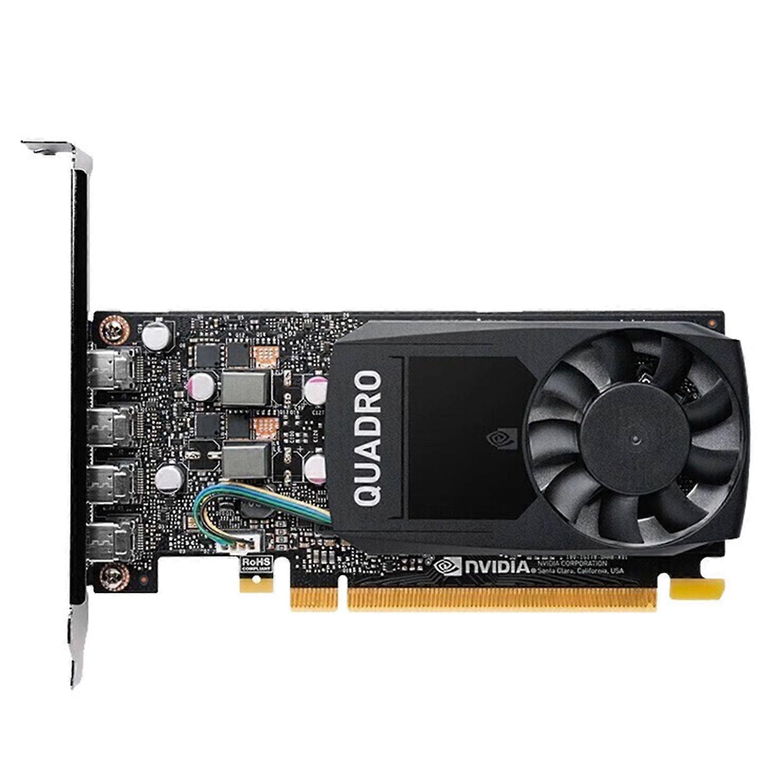 Scheda grafica Quadro P600 da 2 GB Scheda grafica DDR5 Professional Drawing Modeling Rendering e Video Editing con 4 interfacce DP