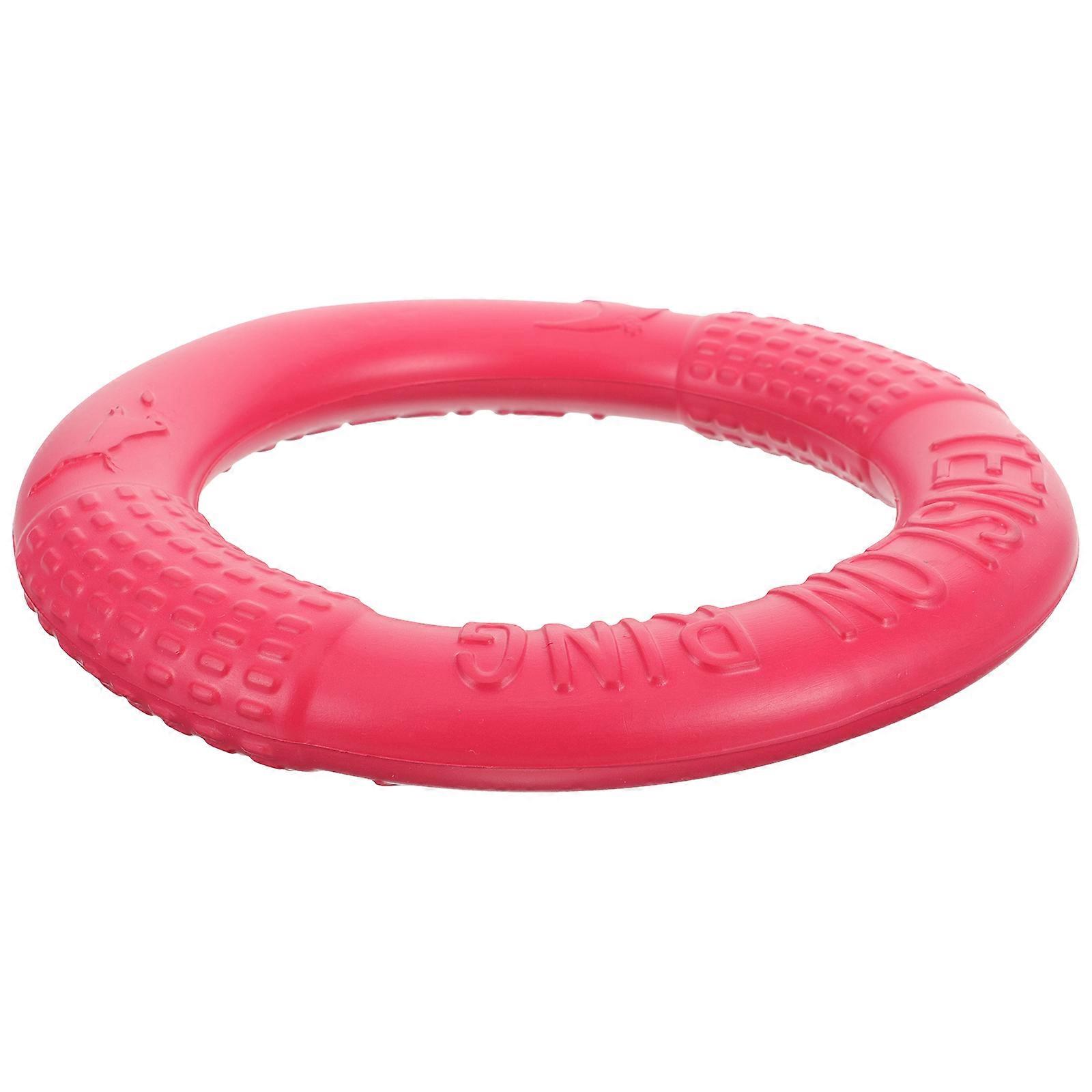 Rosy EVA Flying Disc Toy for Dog Training and Playing Use Bright Colors Attract Attention 7.5 Inches