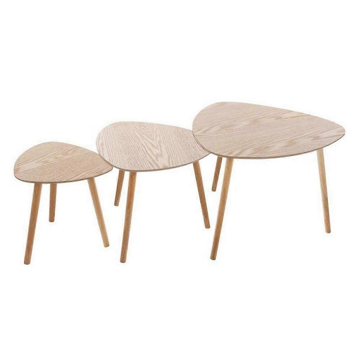 Set of 3 tables Atmosphera Mileo natural
