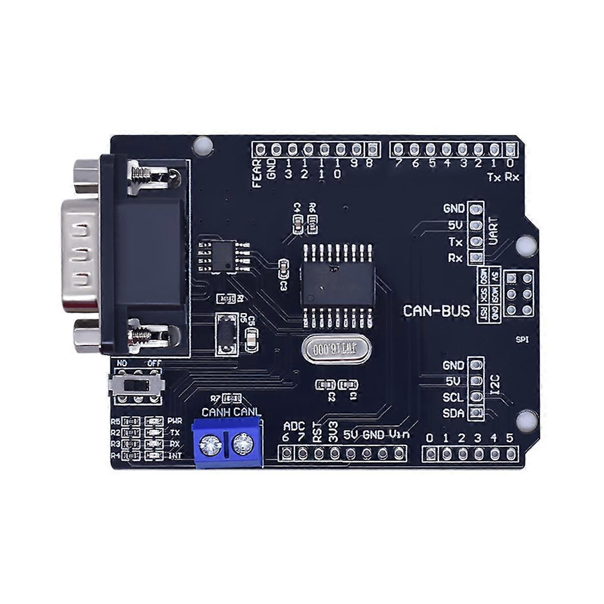 MCP2515 Can Bus Shield Development Board SPI 9 Pins Standard Sub-D CAN BUS Shield Controller for