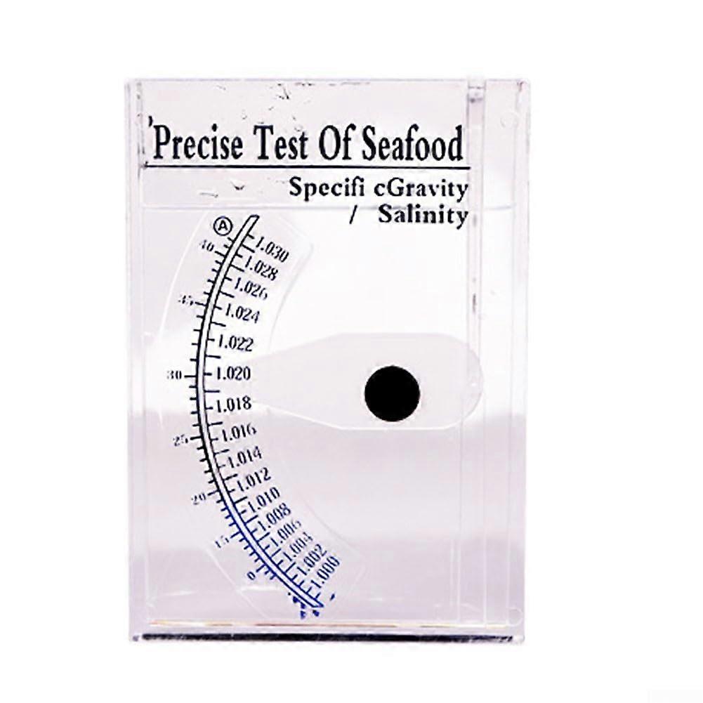 Accurate Aquarium Salinity Meter with Stable Base and Swing Pointer for Easy Saltwater Testing