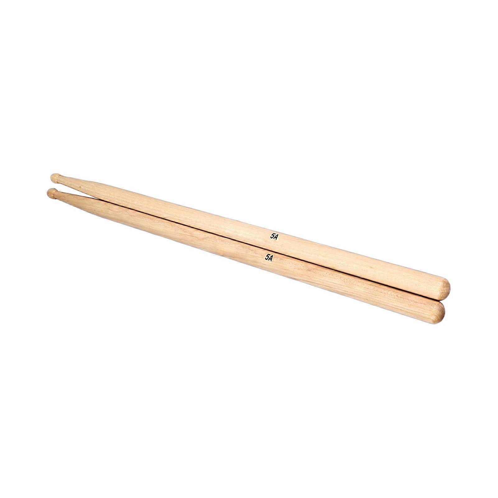 2Pcs 5A Wooden Drumsticks with Comfortable Grip for Frame Drums