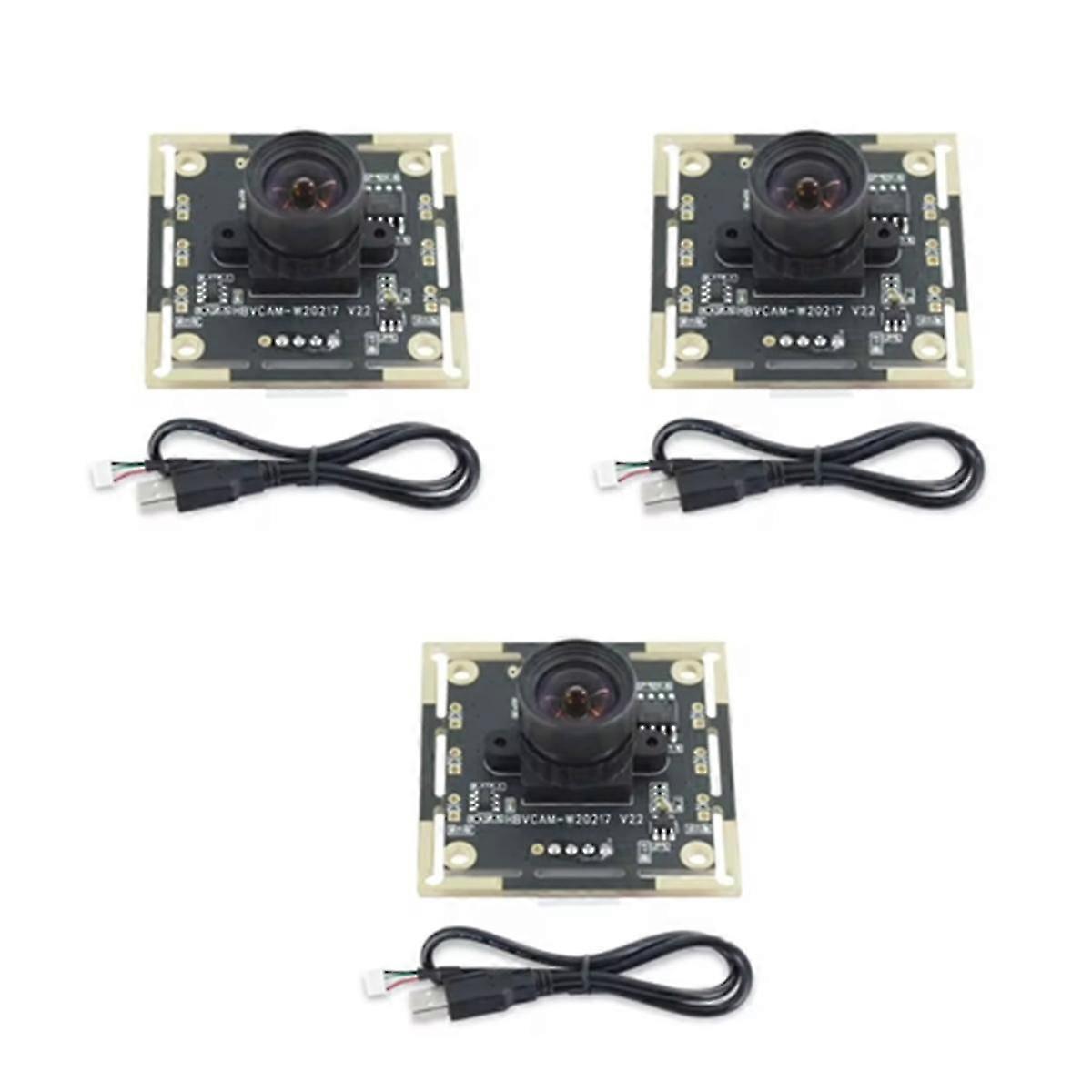 3Pcs Camera Module 100 Degree OV9732 2M Cable 1280x720 30fps