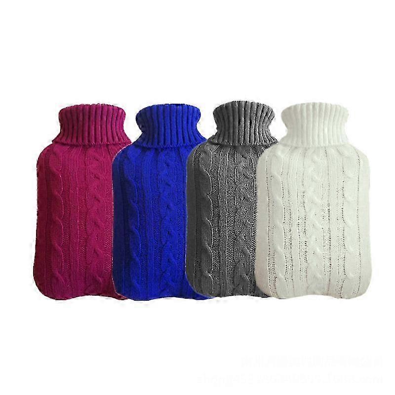 Hot Water Bottle with Cover Knitted