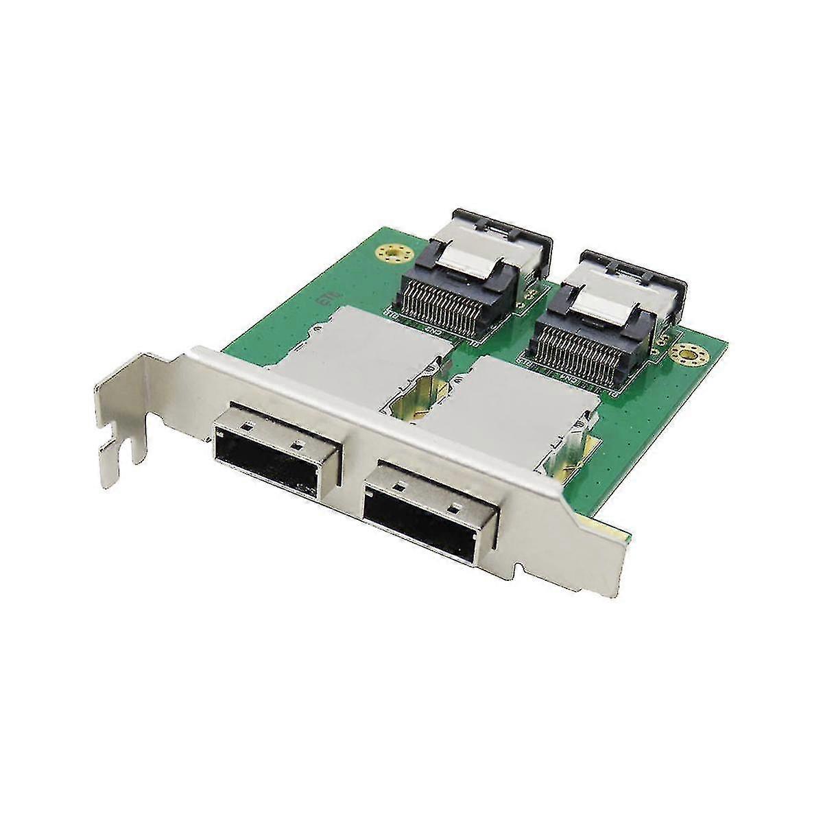 SAS adapter card, green ABS material, suitable for multiple operating systems