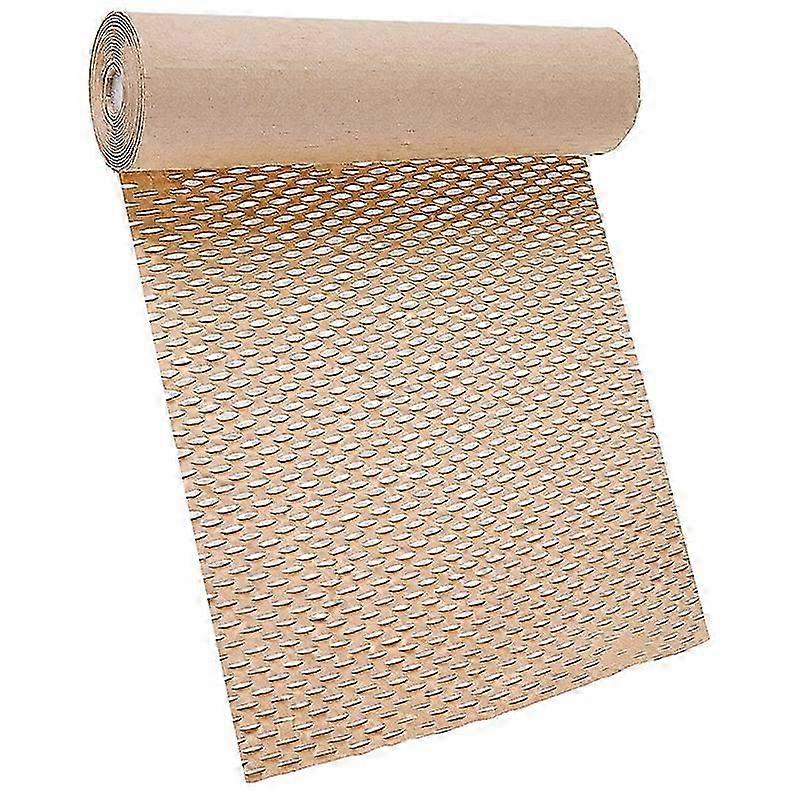 Honeycomb Packaging Paper Cushioning with Eco-Friendly Kraft Paper Roll - 11.8" x 65ft Wrap