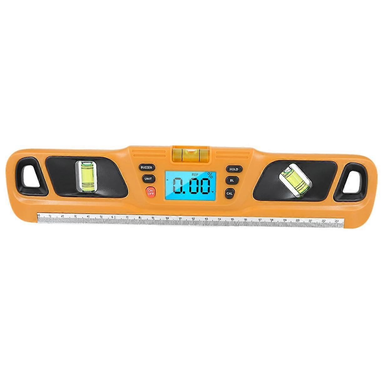 Precision Backlight Level Gauge Voice Prompt Yellow Frame Hanger Ruler For Picture Hanging Frame Install Tool