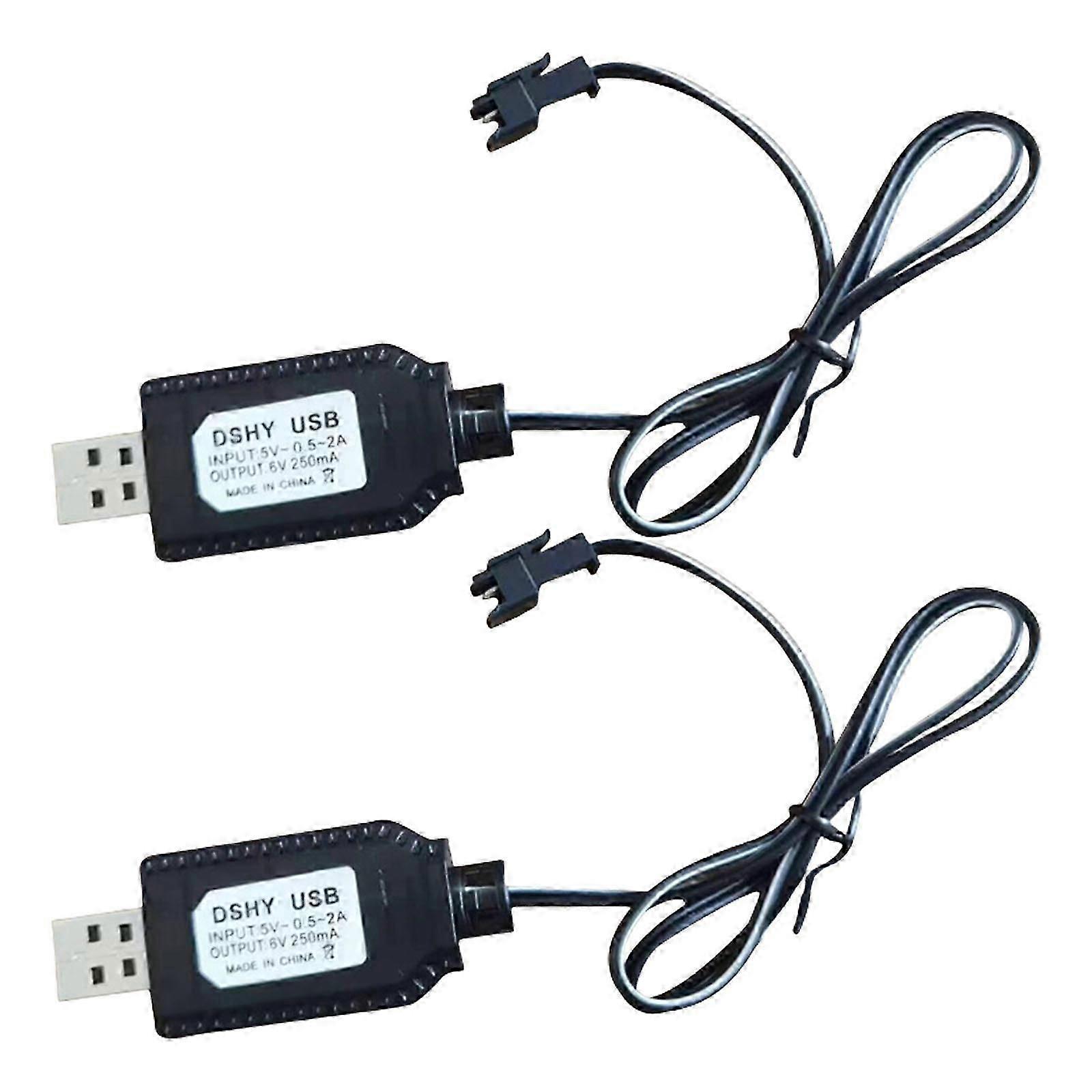 6V SM2P USB Charging Cable for NiCd/NiMH Devices