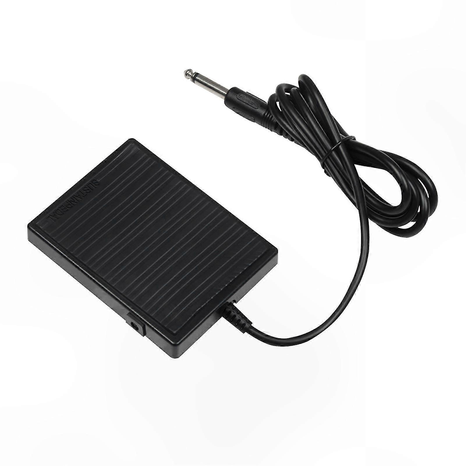 Sustain Pedal with 6.35mm Plug for MIDI Keyboards and Digital Organs