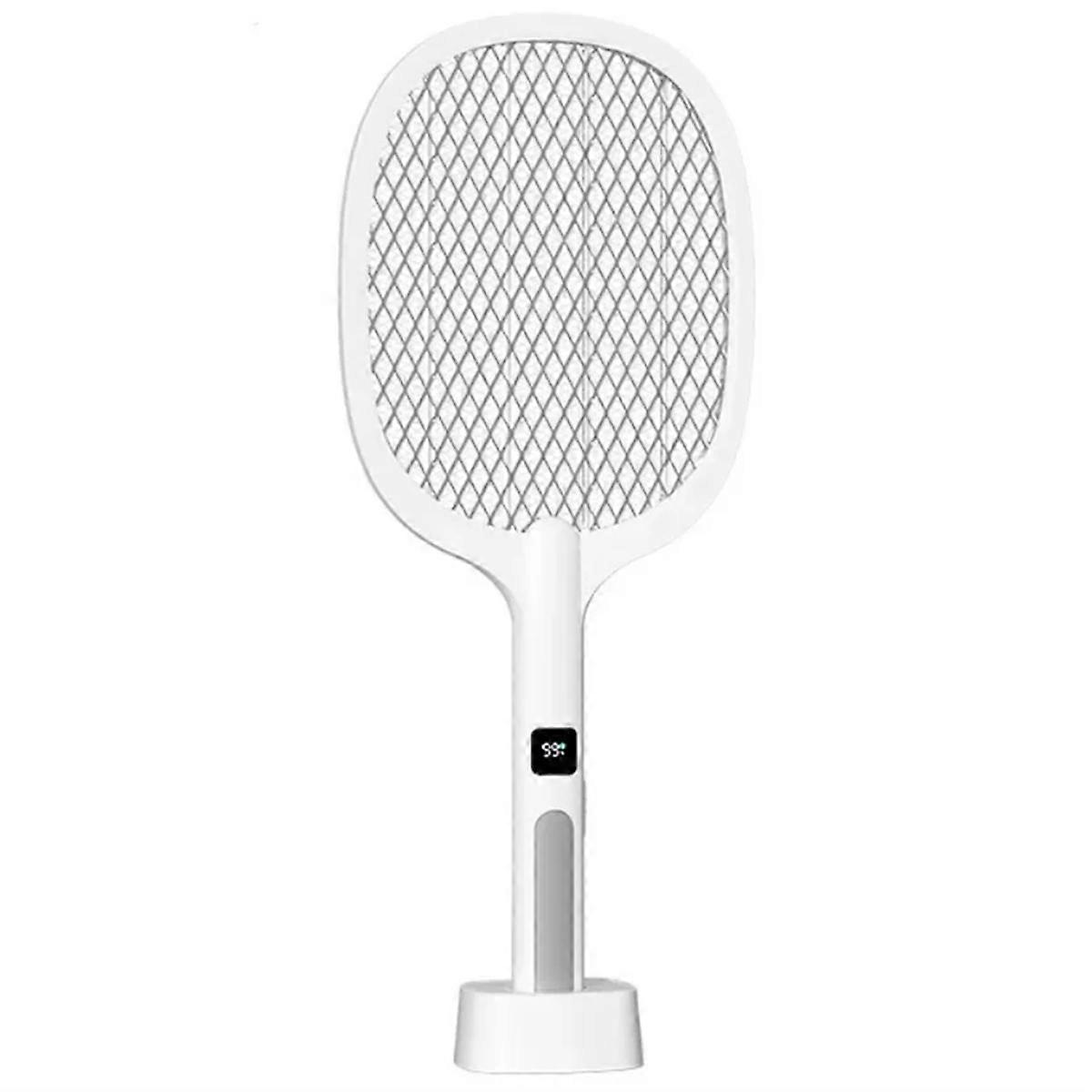 Type-C Electric Fly Swatter Insect Rechargeable Detachable Handheld Automatic Tapping Mode Indoor and Outdoor